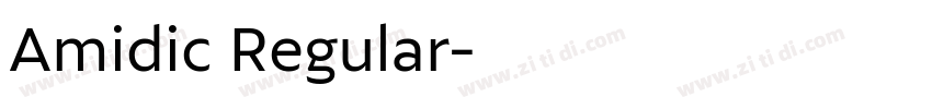Amidic Regular字体转换 Amidic Regular字体转换